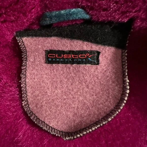 Custo Barcelona retro faux fur lined jacket - Picture 4 of 5